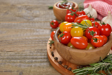 Various cherry tomatoes