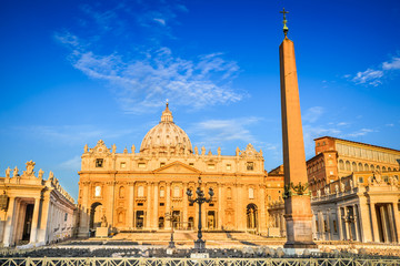 Fototapeta na wymiar Basilica San Pietro, Vatican, Rome, Italy