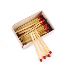 matches isolated on white background