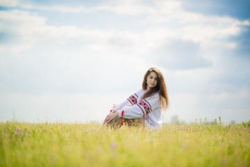 girl in national dress