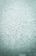 Water drops on window glass background.