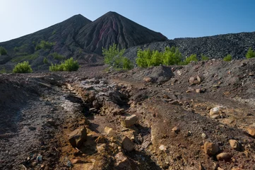 Foto op Canvas Coal mine waste heap on Eastern Ukraine © Vovan