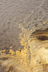 Abstract patterns of palm oil mill effluent