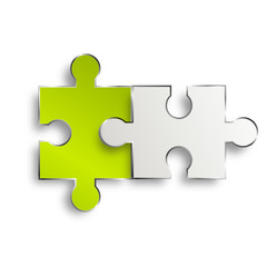 puzzle gr&uuml;n Symbol 