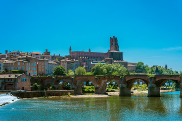 Tarn River in Albi, France