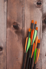 Set of arrows for the sports of archery