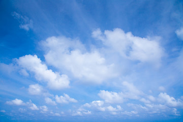 Blue sky and cloud background