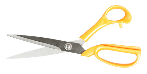 Sharp sewing scissors