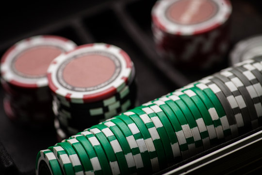 Poker chips detail