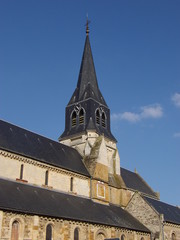 Fototapeta na wymiar L’église Saint-Sauveur de Thury-Harcourt (Calvados-Normandie)