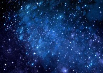 galaxy in a free space