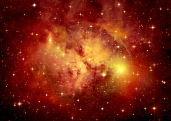 galaxy in a free space