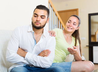  wife listening husband