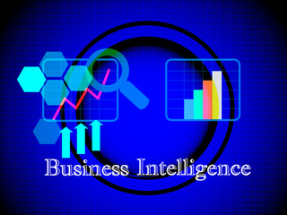 Concept of Business Intelligence Dashboard, Which represents Online Analytical Processing which performs the multidimensional analysis of business data. Also represents Analytic Dashboard & Reporting.