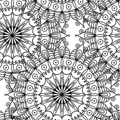 Seamless pattern with mandala. Design element for art.