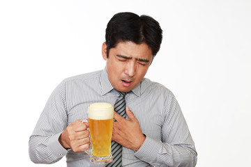 Fototapeta premium 酔った男性
