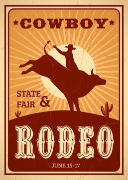 Advertisement Rodeo Poster