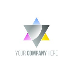 digital printing logo icon Vector
