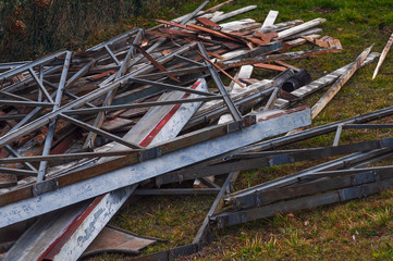 Debris ruins