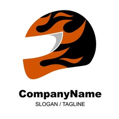 moto race logo icon Vector