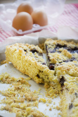 homemade tart called sbriciolata