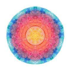 Watercolor mandala. Decor for your design