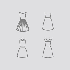 Set of women's dresses