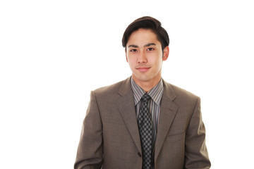 笑顔のビジネスマン