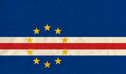 Cape Verde paper  flag