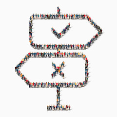 peopleroad sign chek mark cross