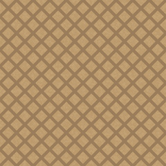 Kraft recycled paper texture vector. Seamless craftpaper with fence subtle pattern overlay. Handmade designer brown paper.