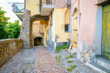Fototapeta na wymiar Bordighera old town, Italy