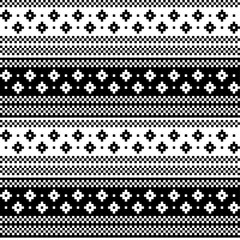 Seamless pixel black and white patterns. Print. Cloth design, wallpaper. 