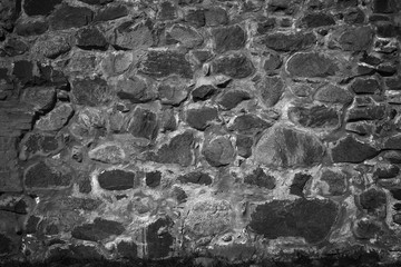 old wall of stones background