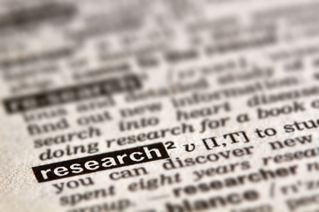 Research Word Definition Text