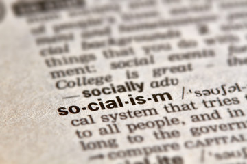 Socialism Word Definition Text