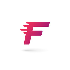 Letter F logo icon design template elements