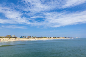 Obraz premium beautiful beach at nags Head in the Outer Banks