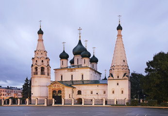 Fototapeta na wymiar Church of Elijah Prophet in Yaroslavl. Russia