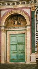 Fototapeta na wymiar Door of Santa Maria Novella