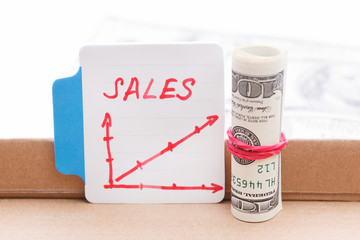 Draw a graph and dollar bill