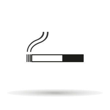 Cigarette Icon Vector. Cigarette Icon JPEG. Cigarette Icon Picture. Cigarette Icon Image. Cigarette Icon Graphic. Cigarette Icon JPG. Cigarette Icon EPS. Cigarette Icon Drawing - stock vector