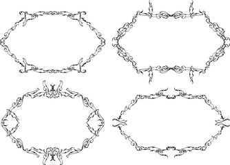 Perfect marvelous vintage frames set