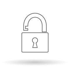 Open padlock outlines,silhouettes Icon Vector. Open padlock Icon JPEG. Open padlock Icon Picture. Open padlock Icon Image. Open padlock Icon JPG10. Open padlock EPS.Open padlock Drawing - stock vector