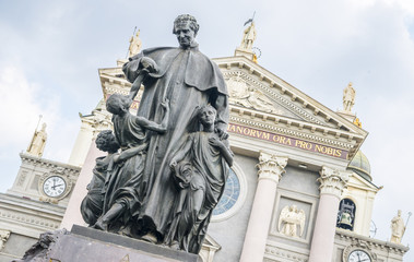 Obraz premium Shrine of Mary Help of Christians - Turin A.D. 1865 - Piedmont - Italy