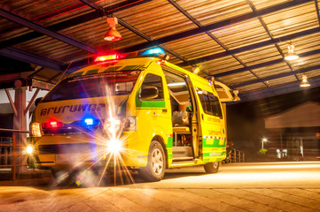ambulance use for transfer emergency patient