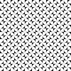 Seamless Pattern | Abstract Shapes | Black-and-White 2