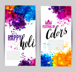 Calligraphic header and banner set