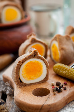 Kokurki, Rye Dough Wrapped Hard Boiled Eggs
