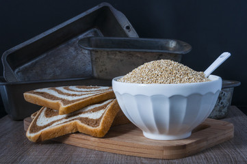 Moldes de pan u quinoa